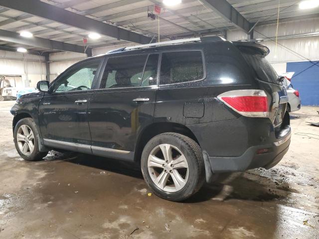 TOYOTA HIGHLANDER 2013 black  gas 5TDDK3EH1DS234341 photo #3