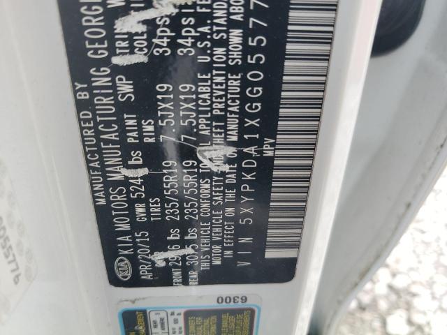 2016 KIA SORENTO SX - 5XYPKDA1XGG055776