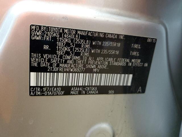 2015 TOYOTA RAV4 LIMIT - 2T3DFREV4FW369277