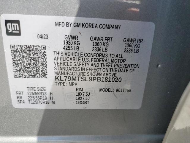 2023 CHEVROLET TRAILBLAZE - KL79MTSL9PB181020