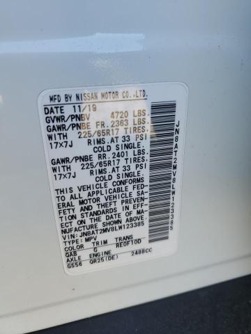 2020 NISSAN ROGUE S - JN8AT2MV8LW123385