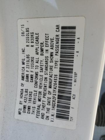 2015 HONDA ACCORD SPO - 1HGCR2F57FA264936