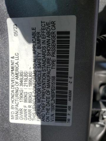 2023 HONDA CIVIC SPOR - 19XFL2H80PE015168