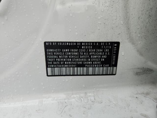 2016 VOLKSWAGEN GTI S/SE 3VW447AUXGM036041