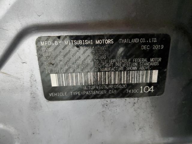 2020 MITSUBISHI MIRAGE G4 ML32F4FJ8LHF05620