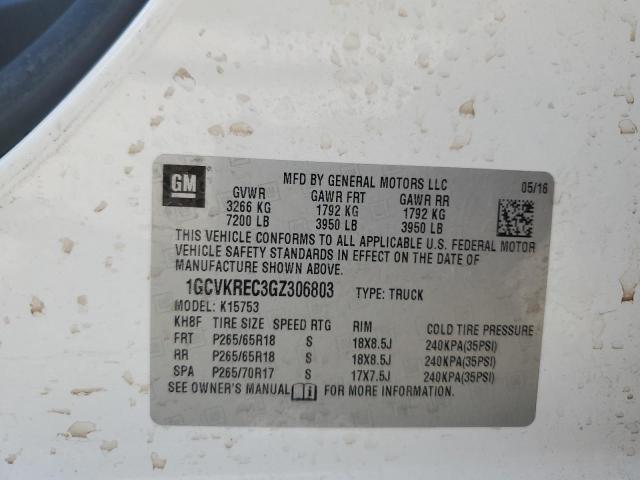 2016 CHEVROLET SILVERADO - 1GCVKREC3GZ306803
