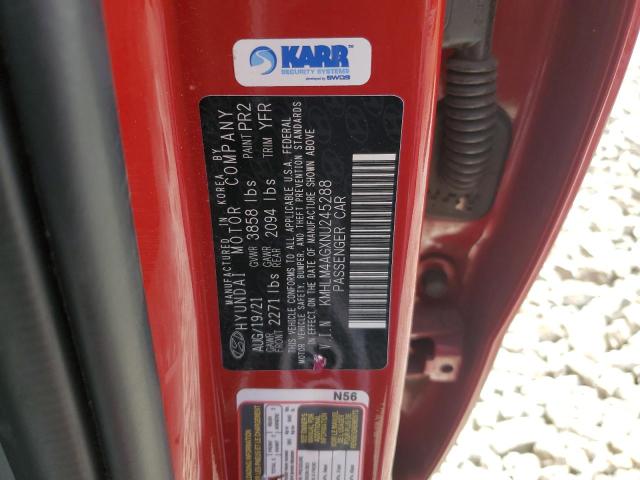 2022 HYUNDAI ELANTRA SE - KMHLM4AGXNU245288