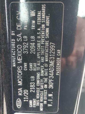2021 KIA FORTE GT L - 3KPF34AD3ME312997