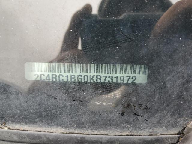 2019 CHRYSLER PACIFICA T 2C4RC1BG0KR731972