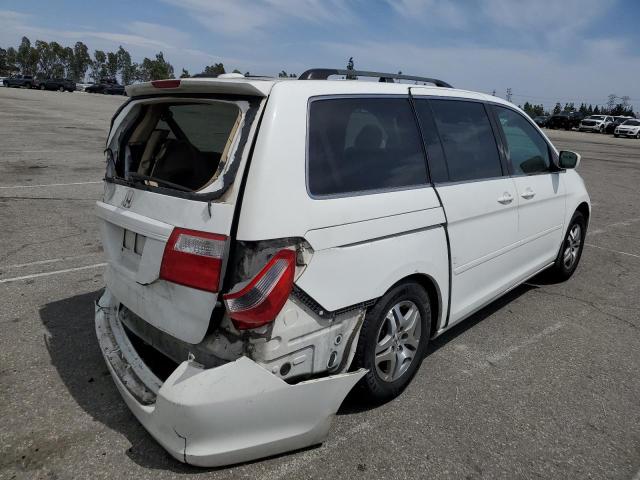 HONDA ODYSSEY EX 2006 white  gas 5FNRL38736B434134 photo #4