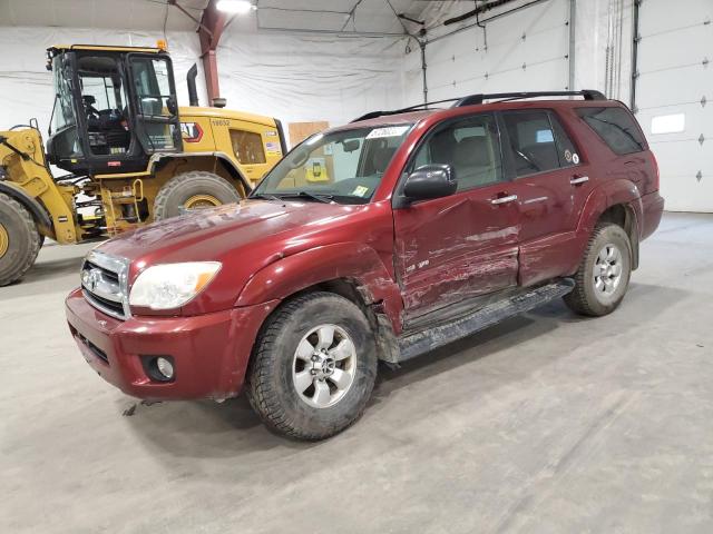 TOYOTA 4RUNNER 4D 2007 red  gas JTEBU14R678078401 photo #1