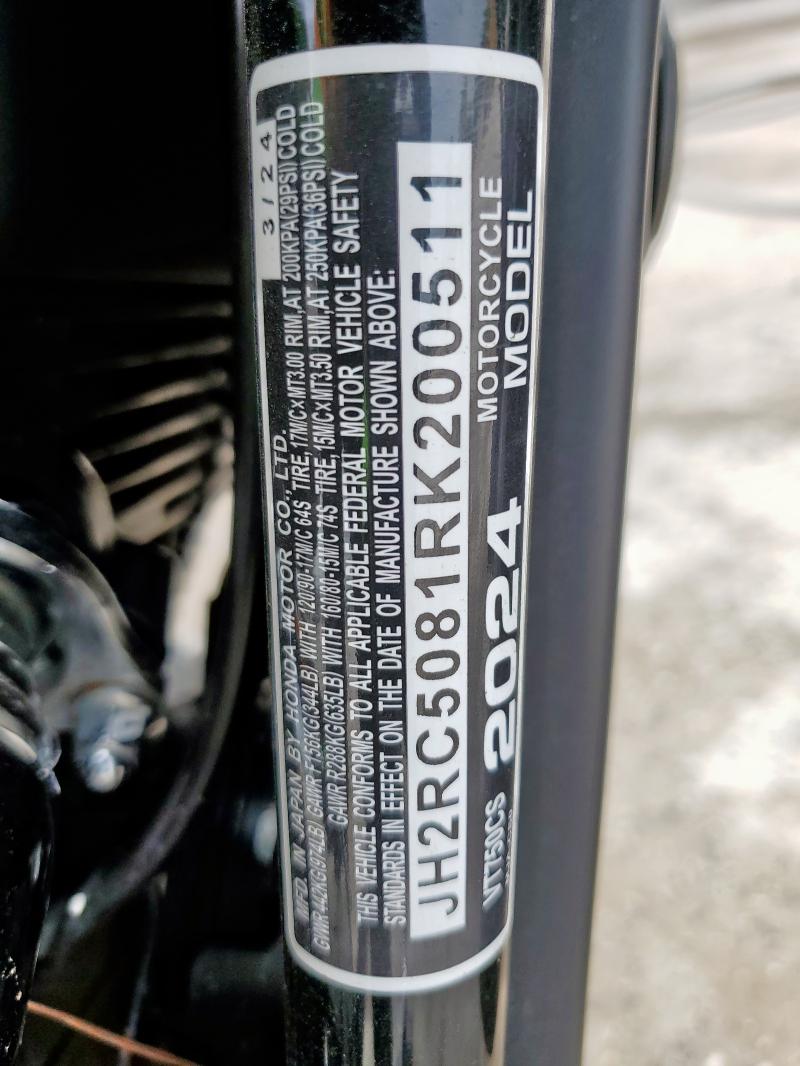 2024 HONDA VT750 CS JH2RC5081RK200511