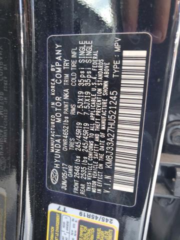 2017 HYUNDAI TUCSON LIM - KM8J33A27HU521245