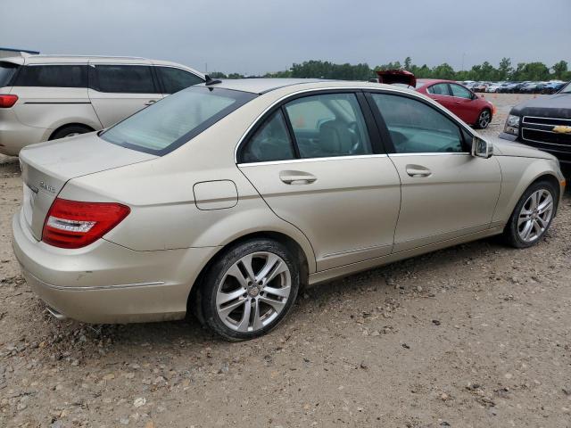 MERCEDES-BENZ C 300 4MAT 2012 gold  gas WDDGF8BB3CA652819 photo #4