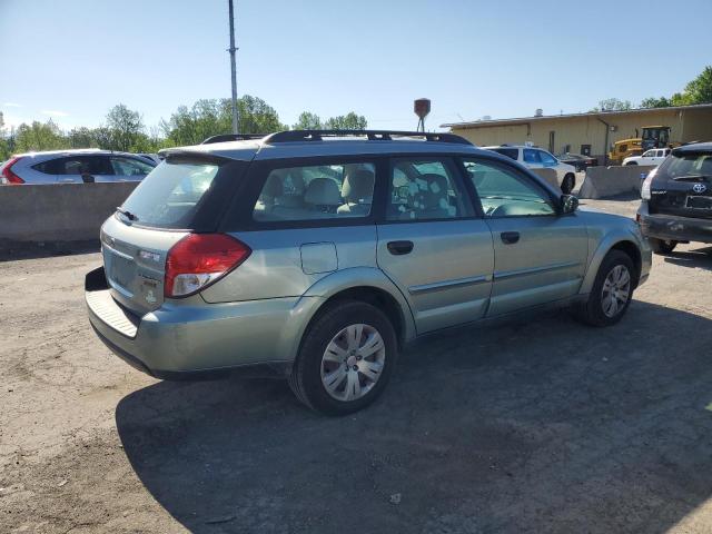 SUBARU OUTBACK 2009 green 4dr spor gas 4S4BP60C697328878 photo #4