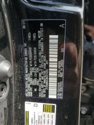 2022 LEXUS RX 450H 2T2HGMDA3NC074093