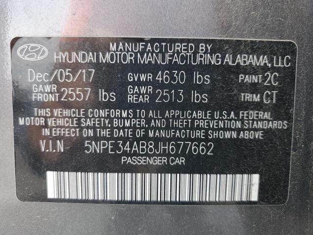 2018 HYUNDAI SONATA SPO - 5NPE34AB8JH677662
