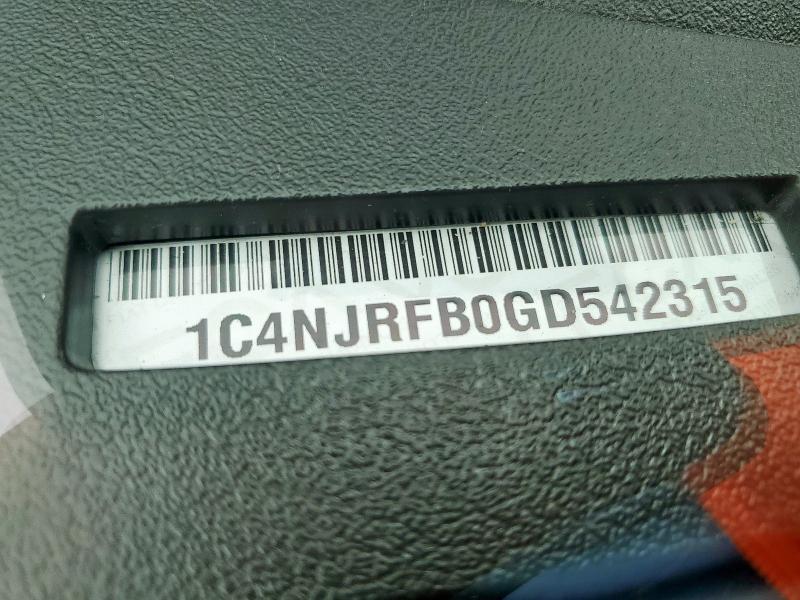 2016 JEEP PATRIOT LA 1C4NJRFB0GD542315