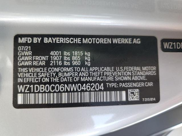 WZ1DB0C06NW046204 Toyota Supra Base 2022