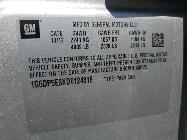 1g6dp5e3xd0124816 - 2013 Cadillac cts premium collection - #57612365