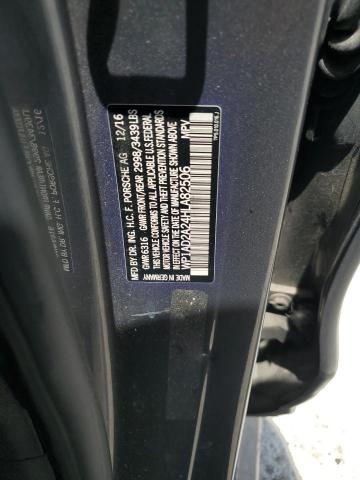 2017 PORSCHE CAYENNE GT WP1AD2A24HLA82506