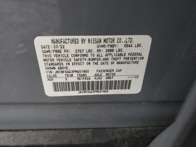 2023 NISSAN ARIYA VENT JN1BF0AA3PM401840