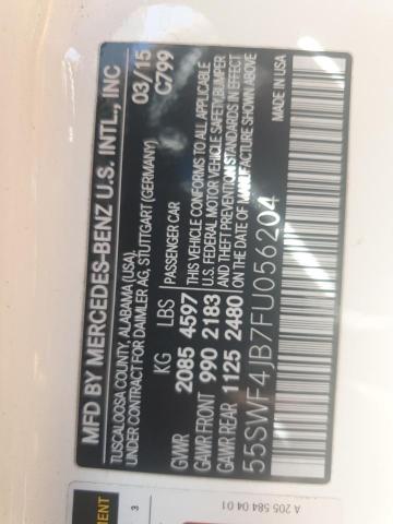 2015 MERCEDES-BENZ C 300 - 55SWF4JB7FU056204