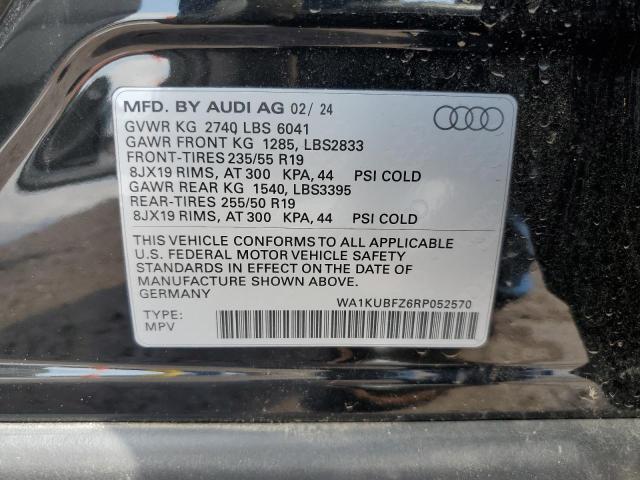 2024 AUDI Q4 E-TRON WA1KUBFZ6RP052570