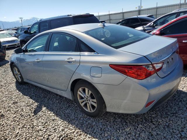 HYUNDAI SONATA GLS 2014 silver  gas 5NPEB4AC5EH915789 photo #3