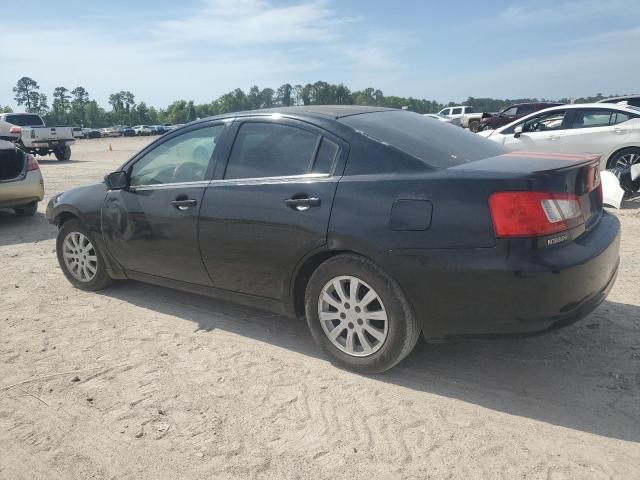 MITSUBISHI GALANT ES 2012 black sedan 4d gas 4A32B3FF2CE024305 photo #3