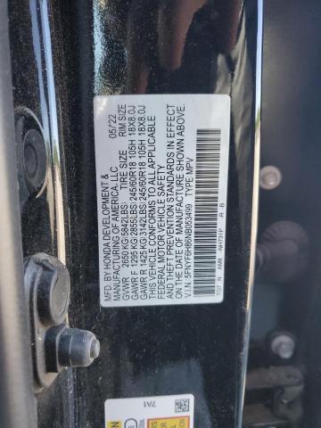 2022 HONDA PILOT TRAI 5FNYF6H86NB053499
