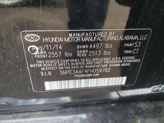 2015 HYUNDAI SONATA SPO 5NPE34AF4FH059782