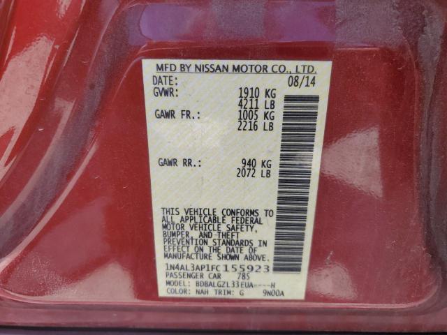 1N4AL3AP1FC155923 2015 NISSAN ALTIMA