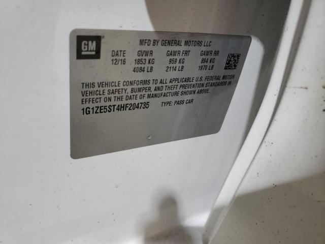 2017 CHEVROLET MALIBU LT - 1G1ZE5ST4HF204735