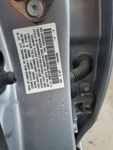2017 HONDA CIVIC EX - 19XFC2F78HE014930