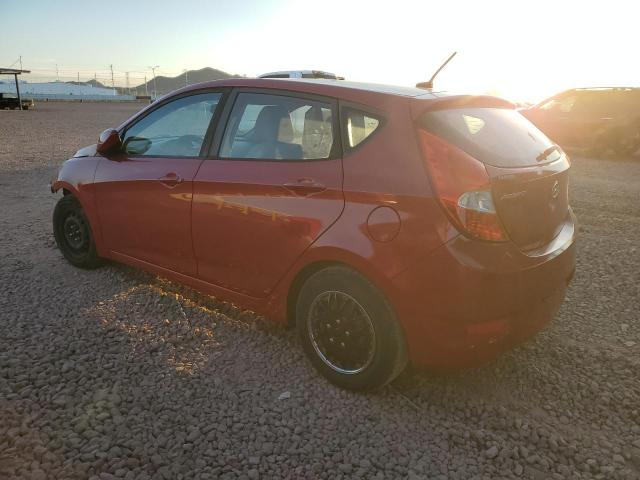 HYUNDAI ACCENT SE 2017 red  gas KMHCT5AE0HU325341 photo #3