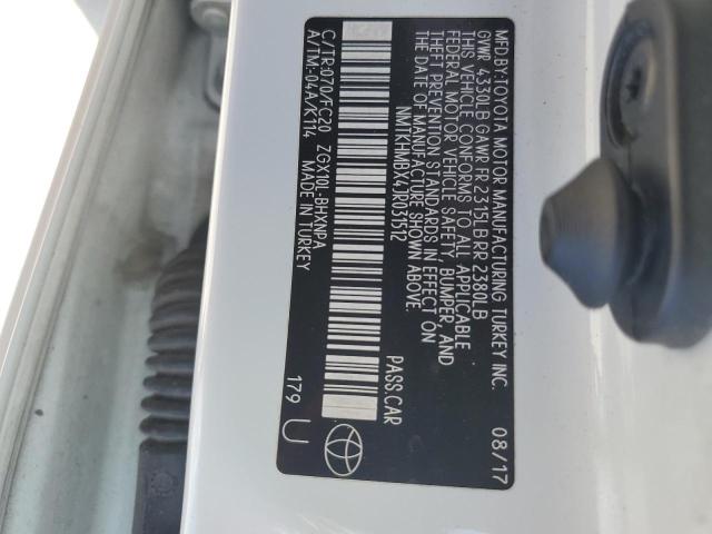2018 TOYOTA C-HR XLE - NMTKHMBX4JR031512