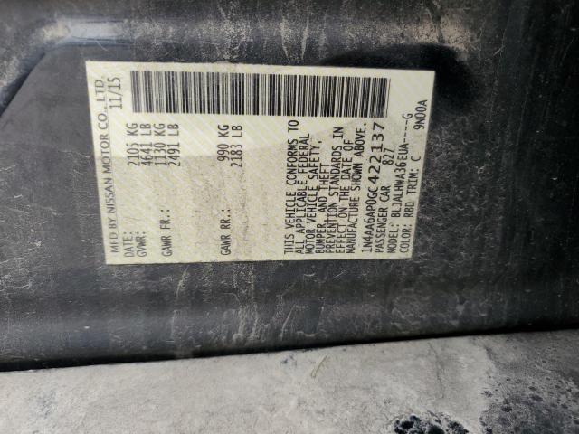 2016 NISSAN MAXIMA 3.5 - 1N4AA6AP0GC422137