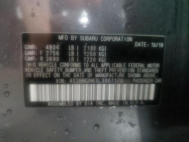 2020 SUBARU LEGACY LIM - 4S3BWGN63L3007170