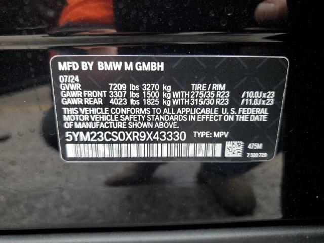 2024 BMW XM 5YM23CS0XR9X43330