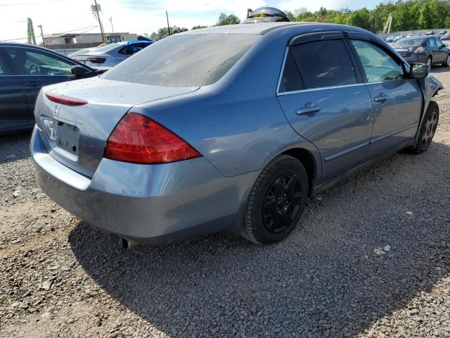 HONDA ACCORD LX 2007 blue sedan 4d gas 1HGCM56447A195745 photo #4