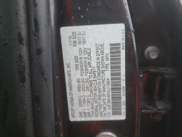 2016 ACURA RDX TECHNO - 5J8TB4H50GL019804
