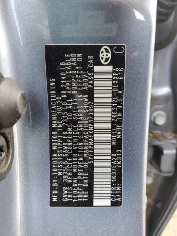 2021 TOYOTA COROLLA XL 5YFFPMAEXMP173897