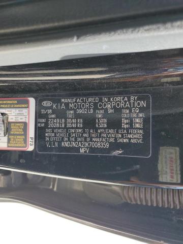 2019 KIA SOUL - KNDJN2A21K7008359
