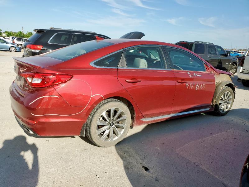 Vin: 5npe34af2gh419827, lot: 57617845, hyundai sonata sport 20163