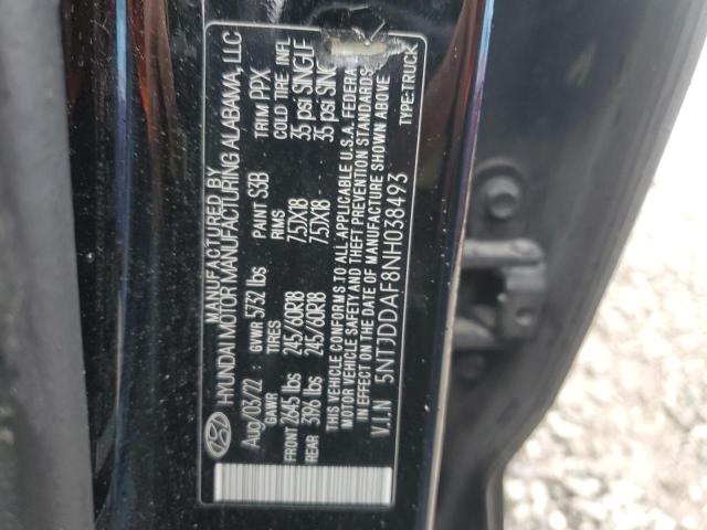 2022 HYUNDAI SANTA CRUZ - 5NTJDDAF8NH038493