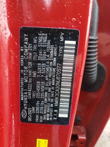 2022 HYUNDAI KONA N LIN KM8K3CA30NU870577
