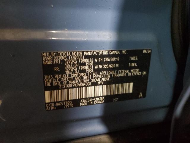 2024 TOYOTA RAV4 SE 2T3T6RFVXRW064008