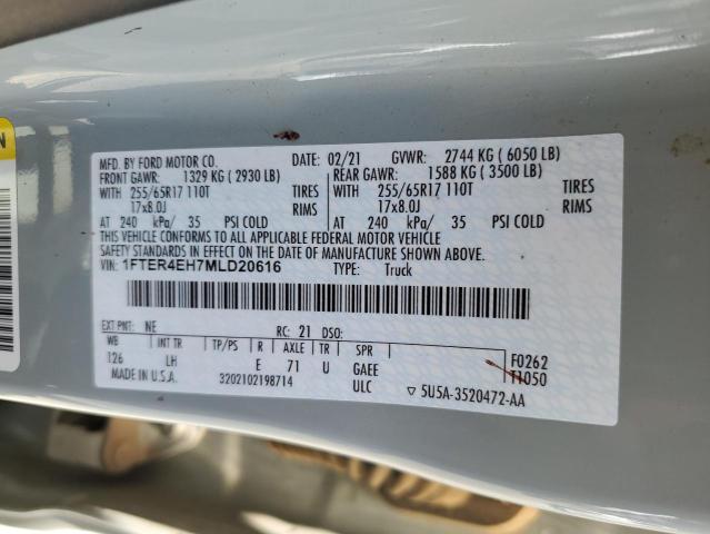 2021 FORD RANGER XL - 1FTER4EH7MLD20616