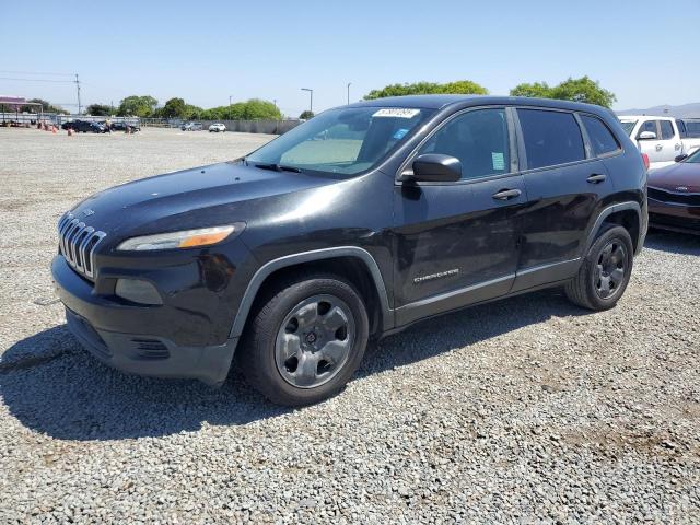 JEEP CHEROKEE S 2014 black 4dr spor gas 1C4PJLAB7EW181065 photo #1